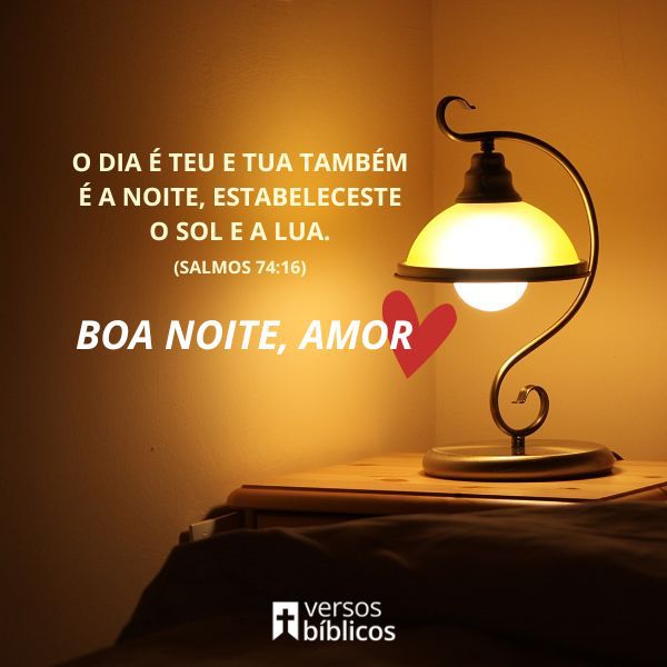 Boa noite, Amor: +25 Versículos para os apaixonados