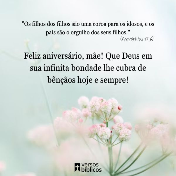 Mensagens de Aniversário de Filha para Mãe com Versículos