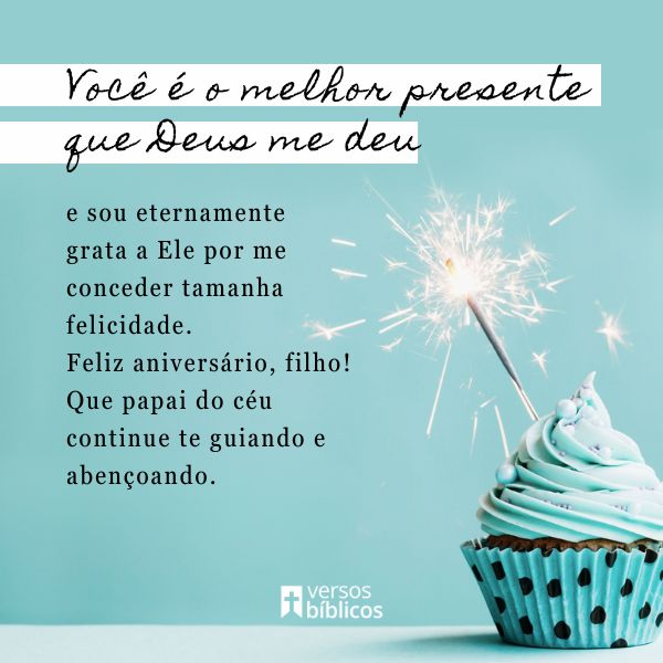 Mensagem de Aniversário para Filho Abençoado