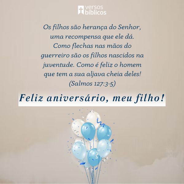 Mensagem de Aniversário para Filho Abençoado