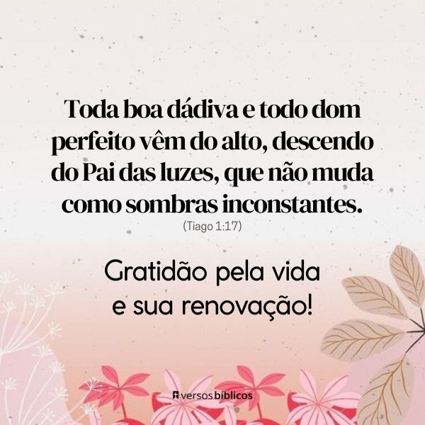 Agradecimento por Mais um ano de vida: +40 Versículos Evangélicos para Externar a sua Gratidão