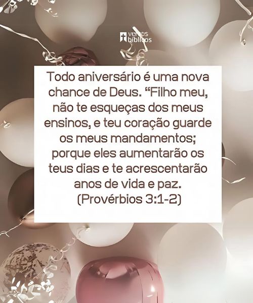 54 Versículos de Aniversário Cheios de Bênçãos e Proteção