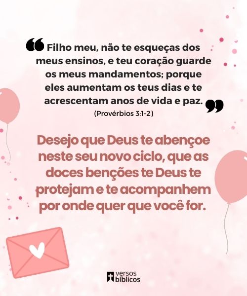 54 Versículos de Aniversário Cheios de Bênçãos e Proteção