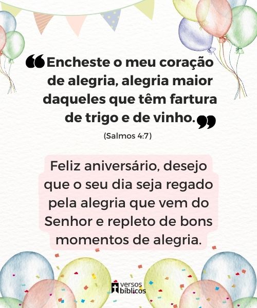 54 Versículos de Aniversário Cheios de Bênçãos e Proteção