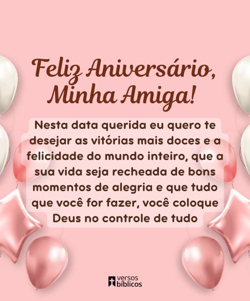 70 Frases de aniversário para Amiga (com Versículos Bíblicos)